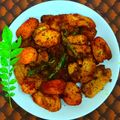 Ajita Srivastava का कुकस्नैप जब उन्होंने अरबी टूक (Arbi Tuk recipe in hindi) बनाया था।