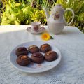 El cooksnap de Carolina Olivera G. cuando hizo Galletitas de choco con harina de garbanzos.