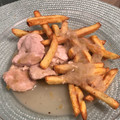 El cooksnap de Yolanda Pérez cuando hizo Solomillo de cerdo en salsa de manzana.