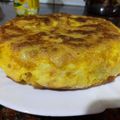 El cooksnap de Elizabeth Jara cuando hizo Tortilla española (de papa, rellena de mucho queso) ❤️.