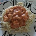 El cooksnap de Belén Furtado🇺🇾 cuando hizo Salsa con pollo para fideos.