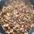El cooksnap de Benalmádena cuando hizo Champiñones salteados con jamón.