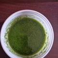 El cooksnap de Miguel Darias cuando hizo Mojo verde canario o Mojo de Cilantro.