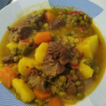El cooksnap de Laura Valera cuando hizo Carne de aguja estofada con pimientos ahumados y patatitas enteras.