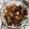邱大姐 的 簡單版之三杯杏鮑菇（家常菜）（方便素）（簡單料理） cooksnap
