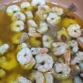 El cooksnap de Sandra Moreno Castillo cuando hizo Gambas al ajillo.