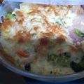 El cooksnap de Reyes lozano cuando hizo Pastel de coliflor y salmón.