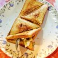 Sumita Roychowdhury's cooksnap of when they made ব্রেড হেলদি স্যান্ডউইচ (bread healthy sandwich recipe in bengali).