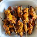 Cooksnap Cempaka Putih semasa beliau membuat Sate ayam (juadah raya).