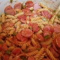 theron.fishburne's cooksnap of when they made Smoked Sausage(kilbasa)With Pasta.