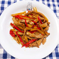 ﾁｲﾁｬﾝﾏﾏ's cooksnap of when they made じゃが芋と豚モモ肉の細切り炒め.