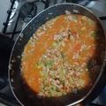 El cooksnap de Adan Quintana cuando hizo Nopalitos con Carne Molida.