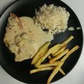 El cooksnap de Carlos cuando hizo Filetes de pollo con setas, miel y mostaza .