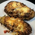 El cooksnap de Marta cuando hizo Berenjenas rellenas de carne y champiñones.