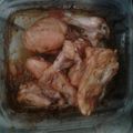 El cooksnap de Carolina Romero cuando hizo Pollo asado con panela.