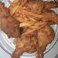 صورة من أم فاضل، شاركها بعد تجربة وصفة قلي البطاطا 👍 والدجاج كرسبي المقرمش 😋 مثل المطاعم 💞