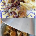 El cooksnap de Salomè cuando hizo Tajin de pollo con pasas y cebolla.