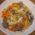 Cooksnap dari rin untuk resep 229. Cah Sapi Tumis Sawi Putih & Wortel by Uliz Kirei