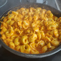 El cooksnap de Tony Sánchez Hermán cuando hizo Tortellini de carne en salsa de tomate.