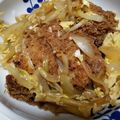 hmadomo's cooksnap of when they made 簡単 カツ煮 トンカツリメイク 美味過ぎ.