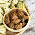 Cooksnap Salina Jalaludin semasa beliau membuat Rendang daging cili api.