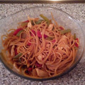 El cooksnap de Roberto marin diaz cuando hizo Tallarines fritos.