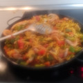 El cooksnap de Ana cristina Jaume truedsson cuando hizo Fideuá fácil con un preparado de marisco.
