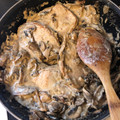 El cooksnap de Clara cuando hizo Filete de lomo de cerdo con salsa de champiñones portobello.