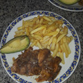 El cooksnap de Karen Lorent cuando hizo Pollo a la coca-cola.