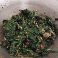 Cooksnap dari Sumiyati Miya untuk resep Tumis daun kacang panjang campur ebi