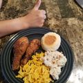 Gemz's cooksnap of when they made Isaiahs crispy fried chicken.