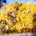 Farwa Ali's cooksnap of when they made Beef biryani.