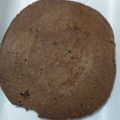 El cooksnap de Araceli cuando hizo Pancake de cacao amargo.