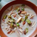 pinky makhija's cooksnap of when they made Mango rice kheer.