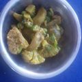 Vanika Agrawal's cooksnap of when they made Aloo Gobi in Slow Cooker (Potato and Cauliflower Curry).