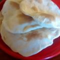 El cooksnap de Marisol Lombardo cuando hizo Pita (pan árabe).