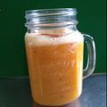 El cooksnap de Vanesa cuando hizo Licuado frozen de durazno, manzana, banana y naranja.