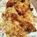 Laiba Usama's cooksnap of when they made Chicken Tikka Biryani.