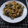 El cooksnap de Caritho Yriarte cuando hizo Zapallitos revueltos con huevo.