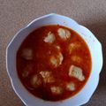 Cooksnap dari Tiara Bunga Pertiwi untuk resep Pentol ayam kuah super pedas