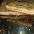 El cooksnap de Silvia Castro cuando hizo Fainá de queso licuado.