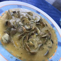 El cooksnap de Marta Navas cuando hizo Almejas a la marinera.