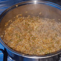 El cooksnap de Ibra Sevilla cuando hizo Paella de Verduras.