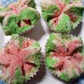 Cooksnap dari Kanami Kitchen untuk resep Bolu Kukus Semangka Mekrok No BP & Soda Praktis Kocok All In 1