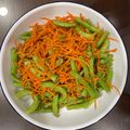 廖文仲 的 薑末紅蘿蔔四季豆 cooksnap