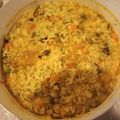 El cooksnap de Romina Claramut cuando hizo Arroz con mejillones.