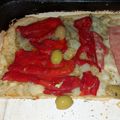 El cooksnap de Catalina PilarJuliá cuando hizo Coca de cebolla caramelizada y pimientos asados.