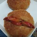 Cooksnap dari Lilis Andriyani untuk resep Donsis (donat sosis)