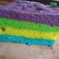 Cooksnap dari Ummu Afnan Ikhwanudin untuk resep Rainbow cake 1 telur (kukus)