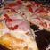 El cooksnap de Natalia Denise cuando hizo Pizza de mozzarella, jamón y morrón.